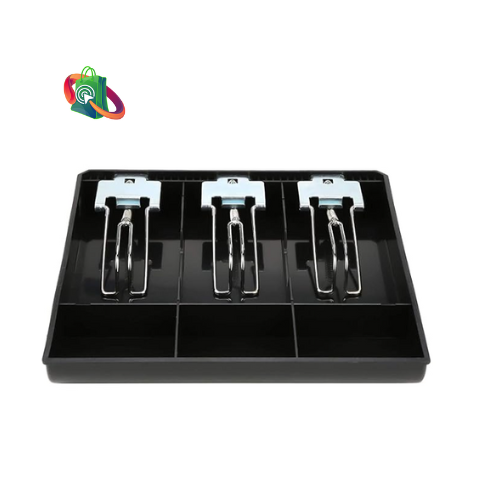 Cash Tray 3 Notes / 3 Coins Slot -Metal Clip