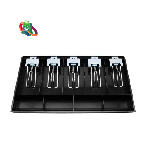 Cash Tray 5 Notes / 4 Coins Slot -Metal Clip