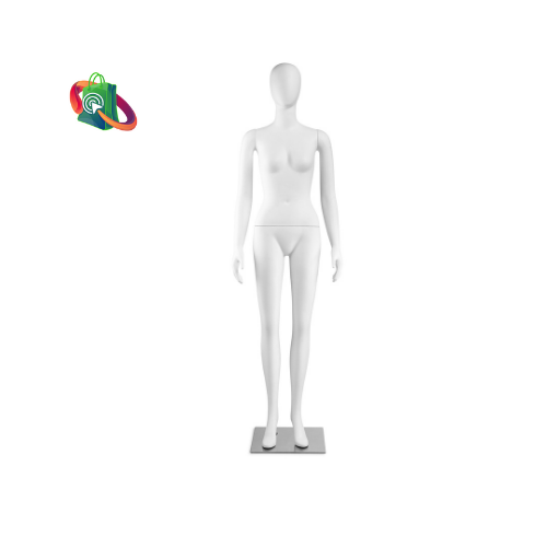 Female Full Body Mannequin in Standing Pose -White