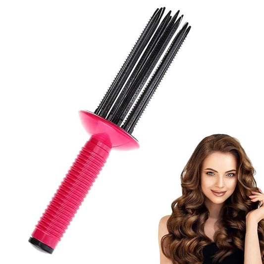 Curly Hair Styler Tool for Hair Dryer, Rollers for Curling Hair, Curling Roll Comb for Curly Hair, Air Volume Curl Rolling Comb, Anti scalding Curly Hair Styling Tool for Hair Dryer