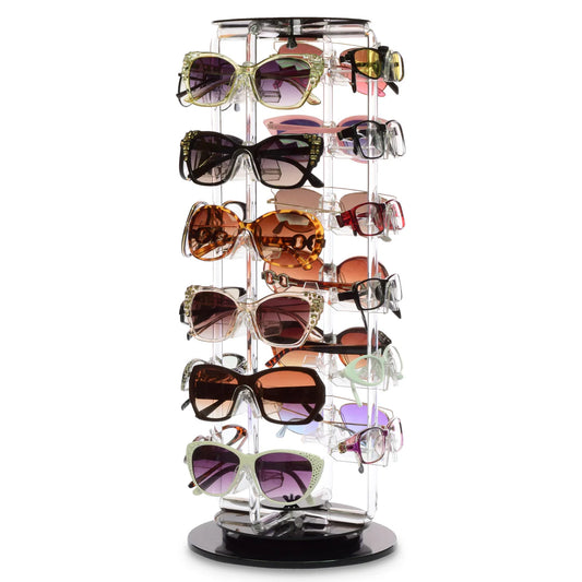 24 Pair Acrylic Rotating Eyewear Display