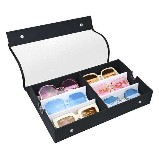 View Top Eyewear Case Fits 6 Pairs Large Eyewear