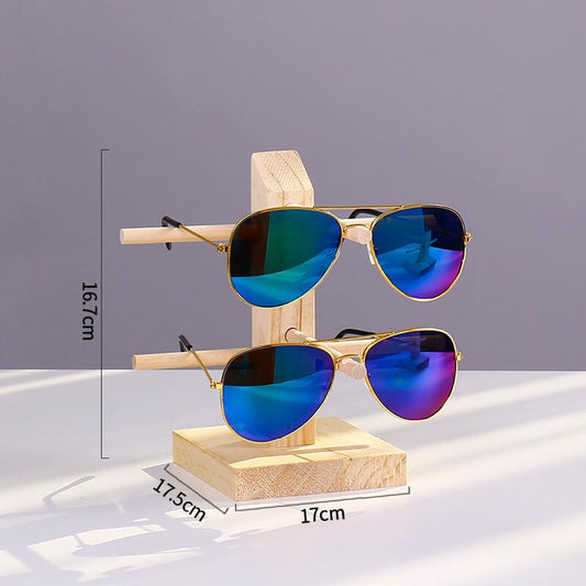 2 Pair Pine Sunglasses Display Stand