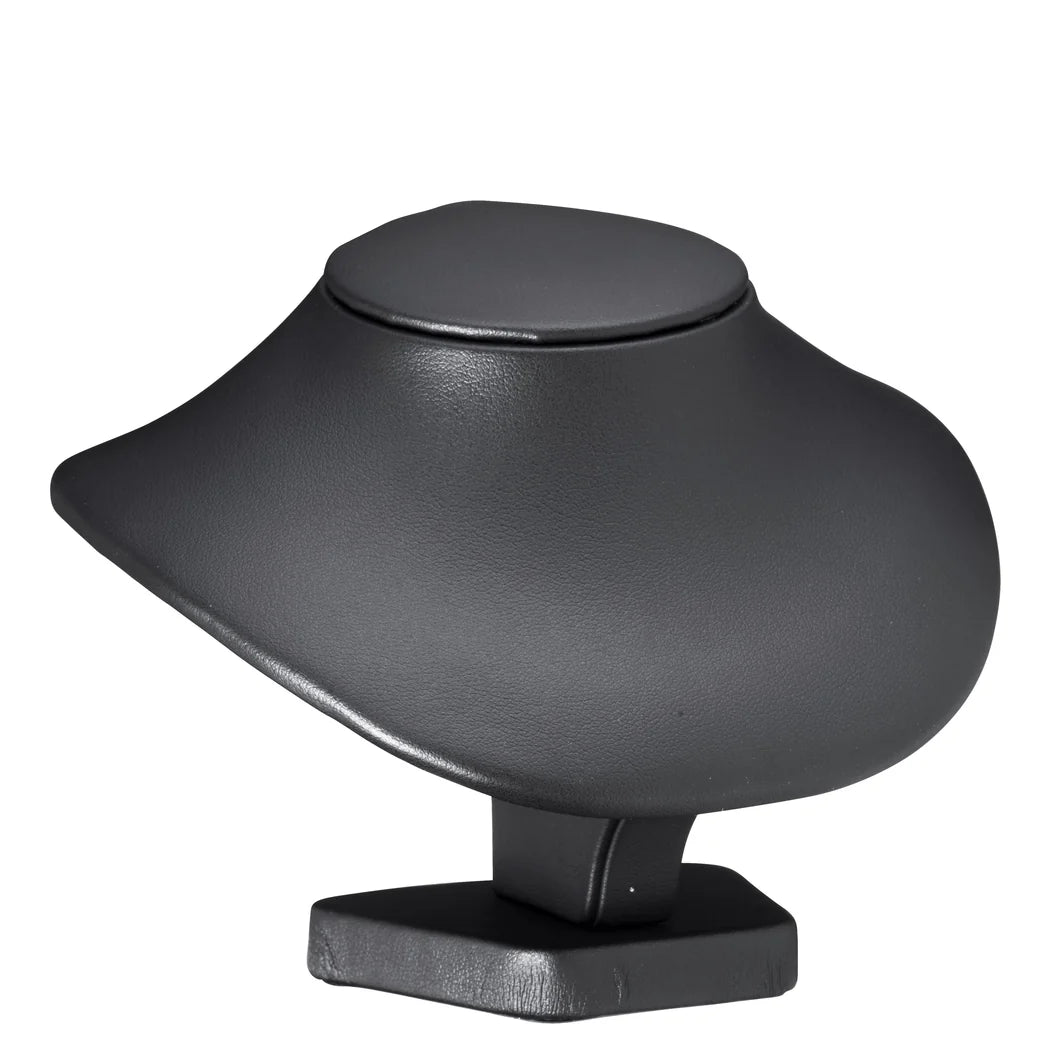 Medium 5" Round Neck,  Leatherette Display Collection