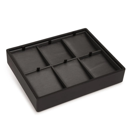 Stackable 6 Large Pendant/ Earring Pad Tray,  Leatherette Trays